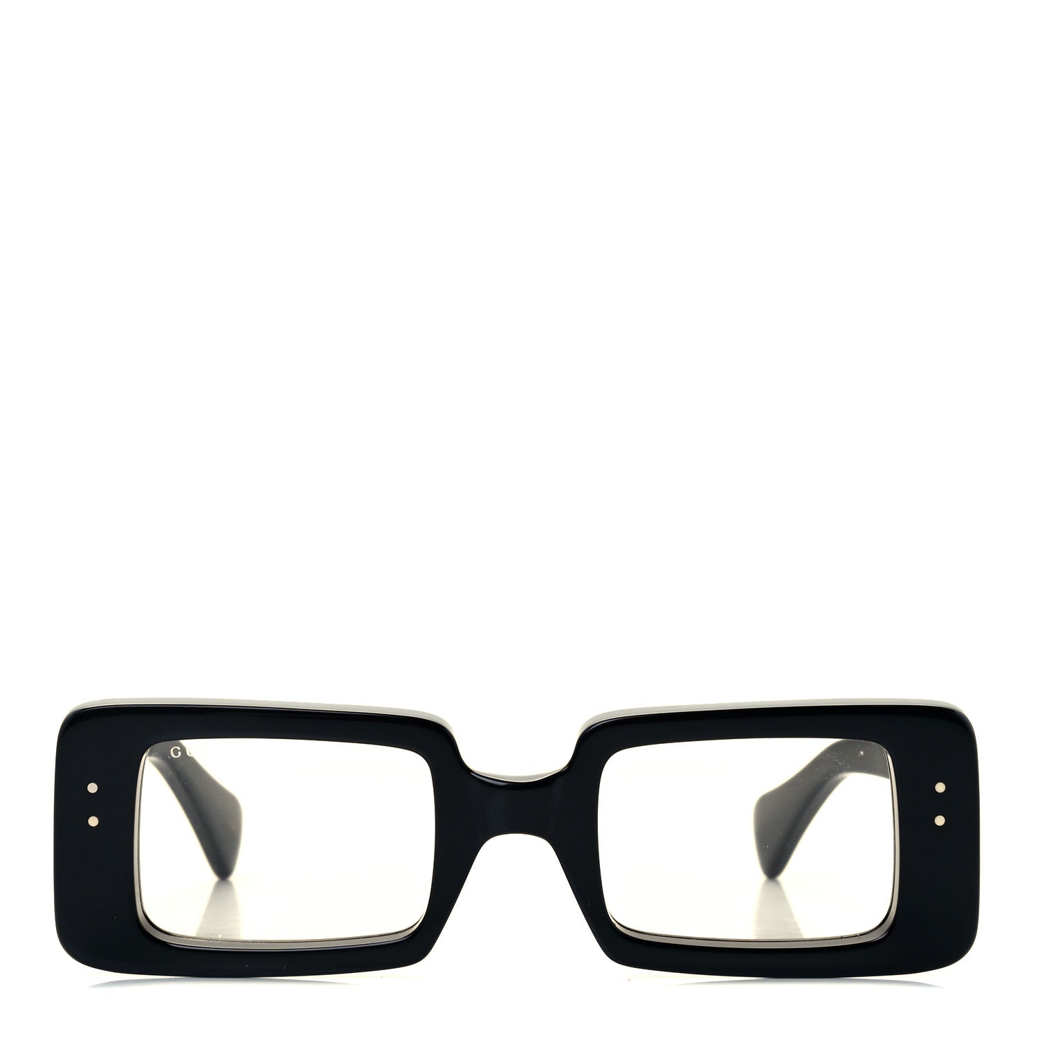 Gucci Acetate Rectangle Sunglasses GG0873S Black Yellow 2 of 8