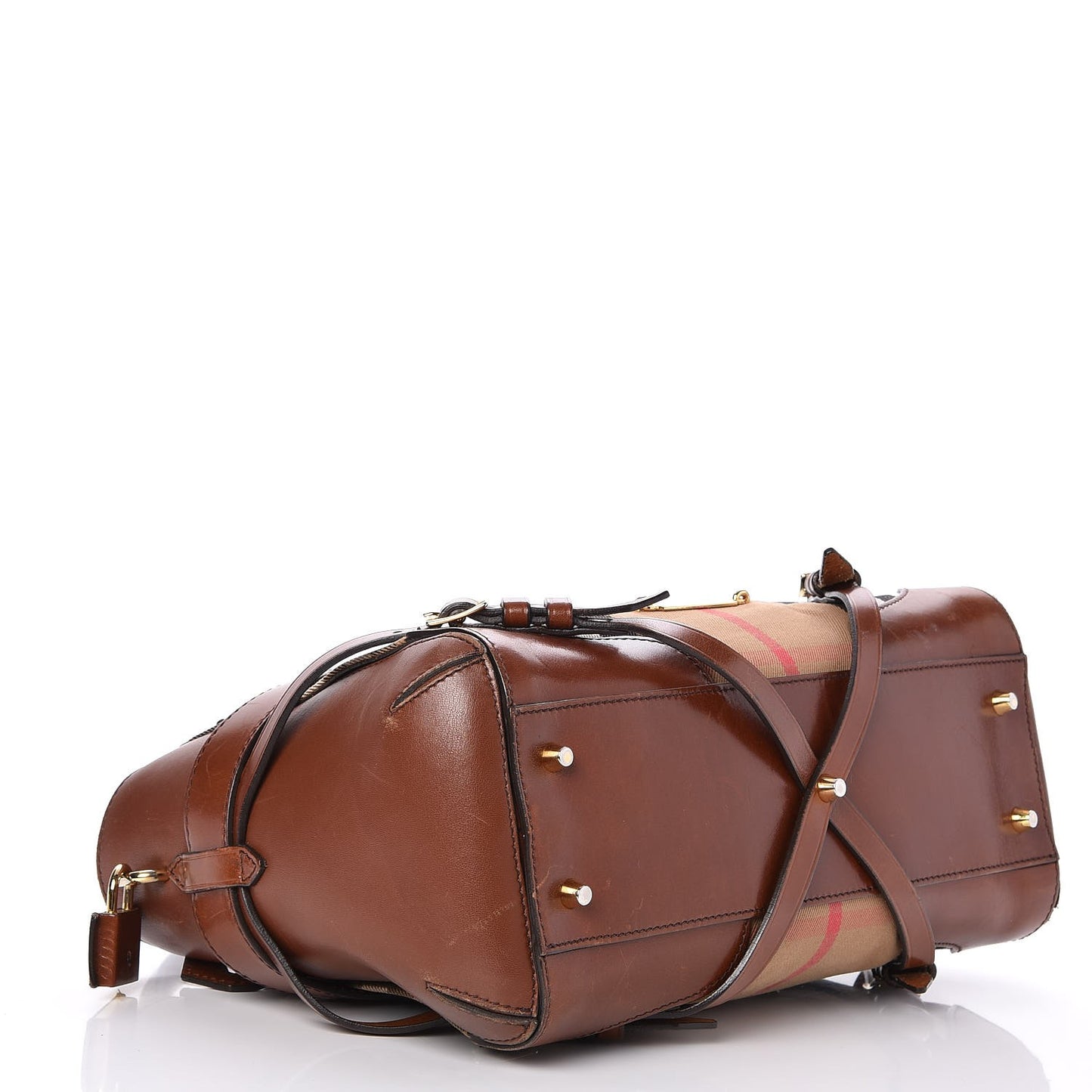 House Check Small Gladstone Dark Tan