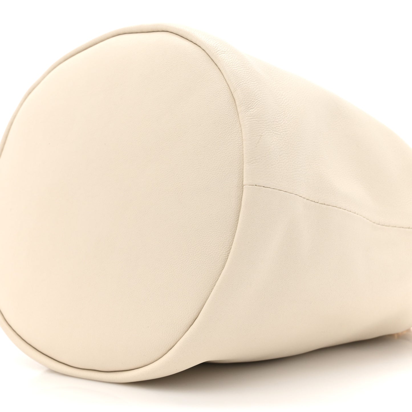 Smooth Calfskin Aria Bucket Bag Off White