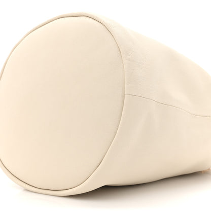 Khaite Smooth Calfskin Aria Bucket Bag Off White 8 of 9