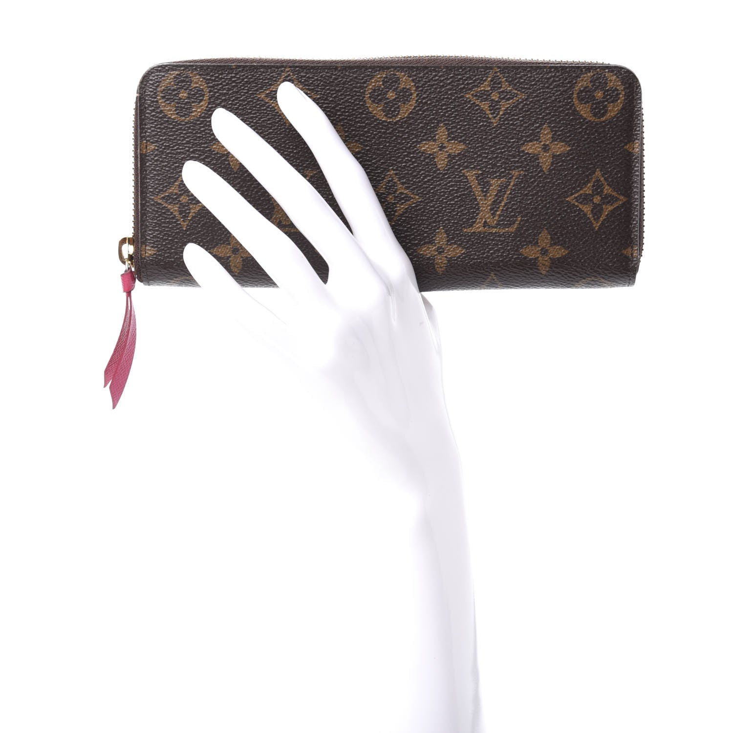Louis Vuitton Monogram Clemence Wallet Hot Pink 2 of 12