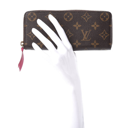 Louis Vuitton Monogram Clemence Wallet Hot Pink 2 of 12