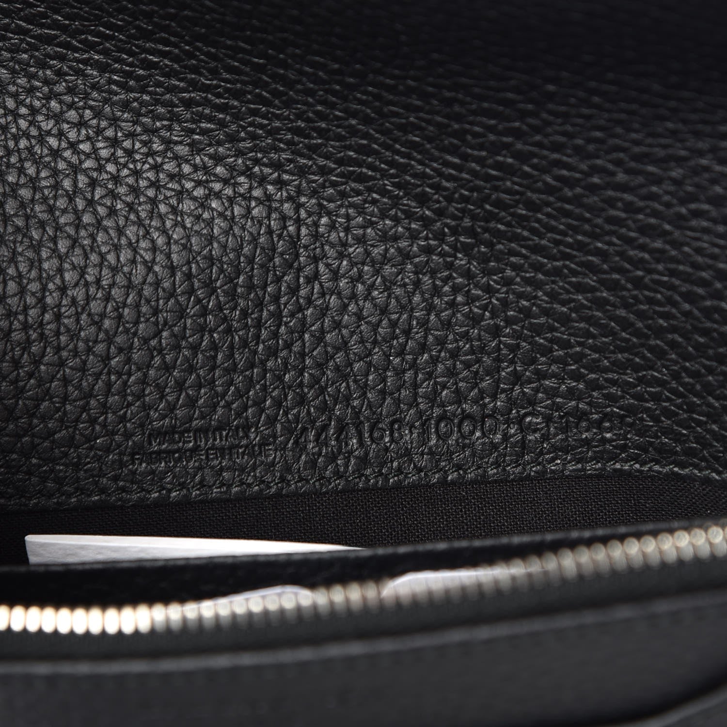 Balenciaga Grained Calfskin Classic Silver Hardware Wallet on Chain Black 7 of 7