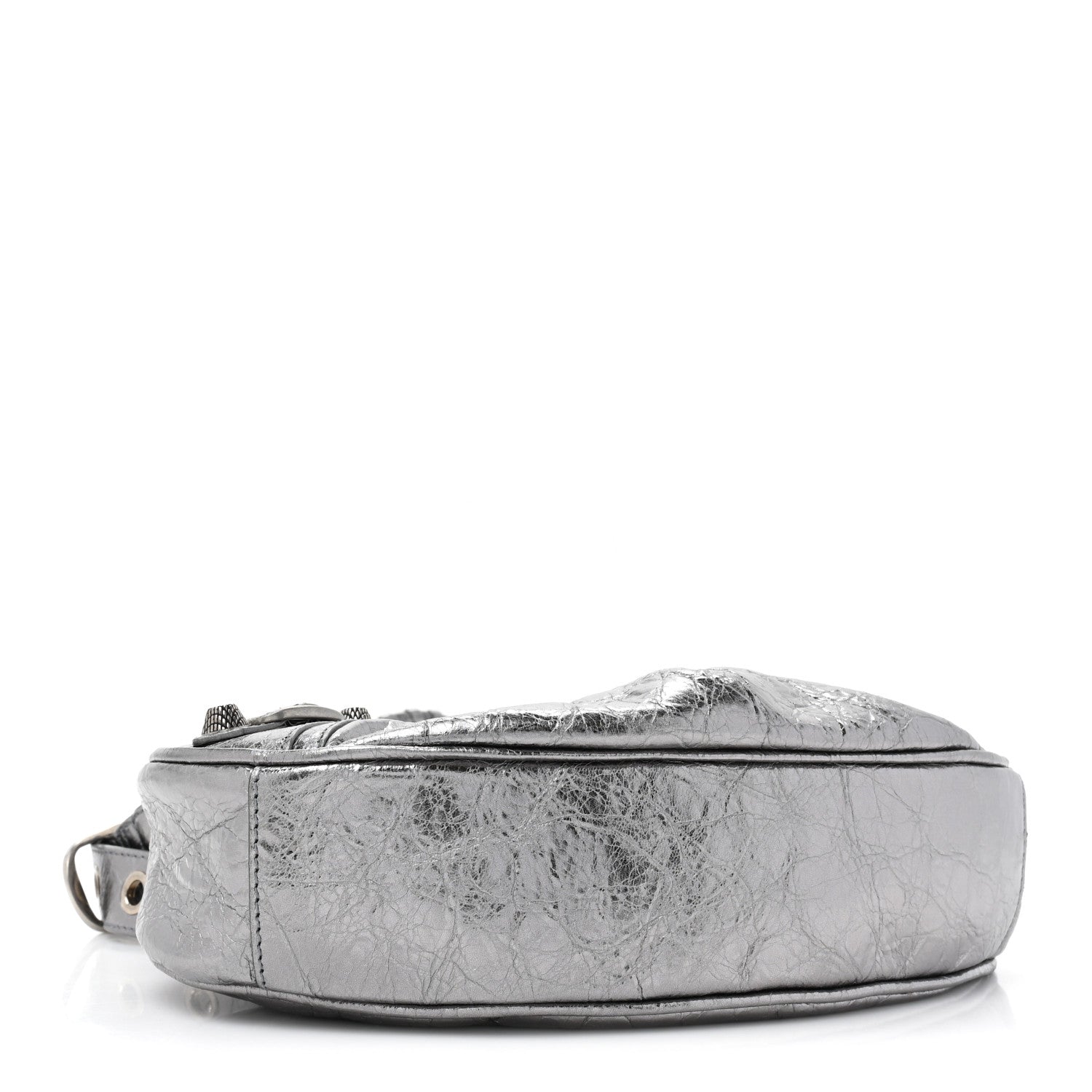 Balenciaga Metallic Agneau Arena Le Cagole Shoulder Bag XS Silver 4 of 9