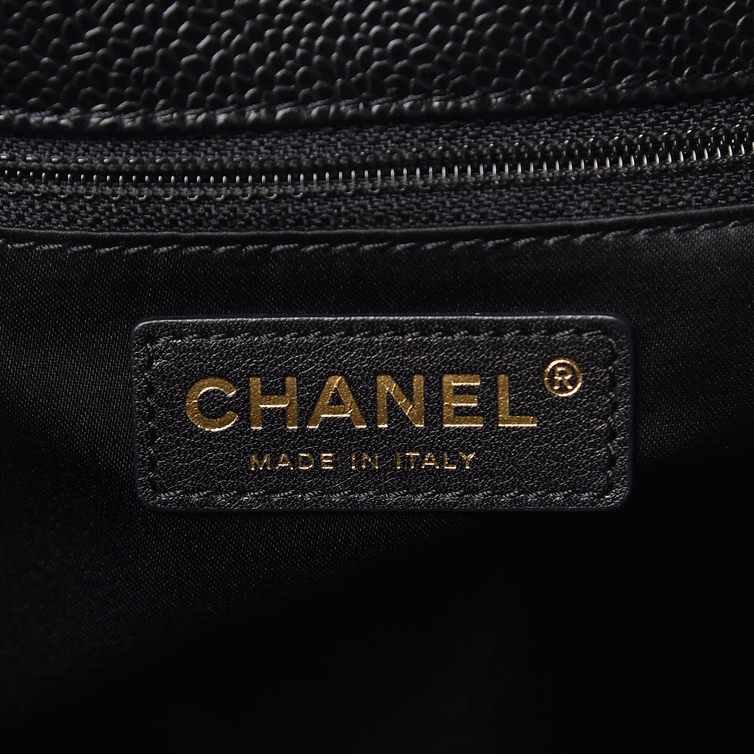 Chanel Caviar Quilted Grand Shopping Tote GST Black 6 of 10