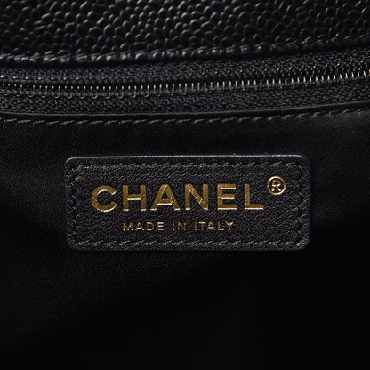 Chanel Caviar Quilted Grand Shopping Tote GST Black 6 of 10