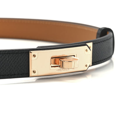 Hermes Epsom Kelly Belt Black 5 of 6