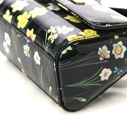 Dolce & Gabbana Vernice Printed Mini Satchel Black Multicolor 9 of 9