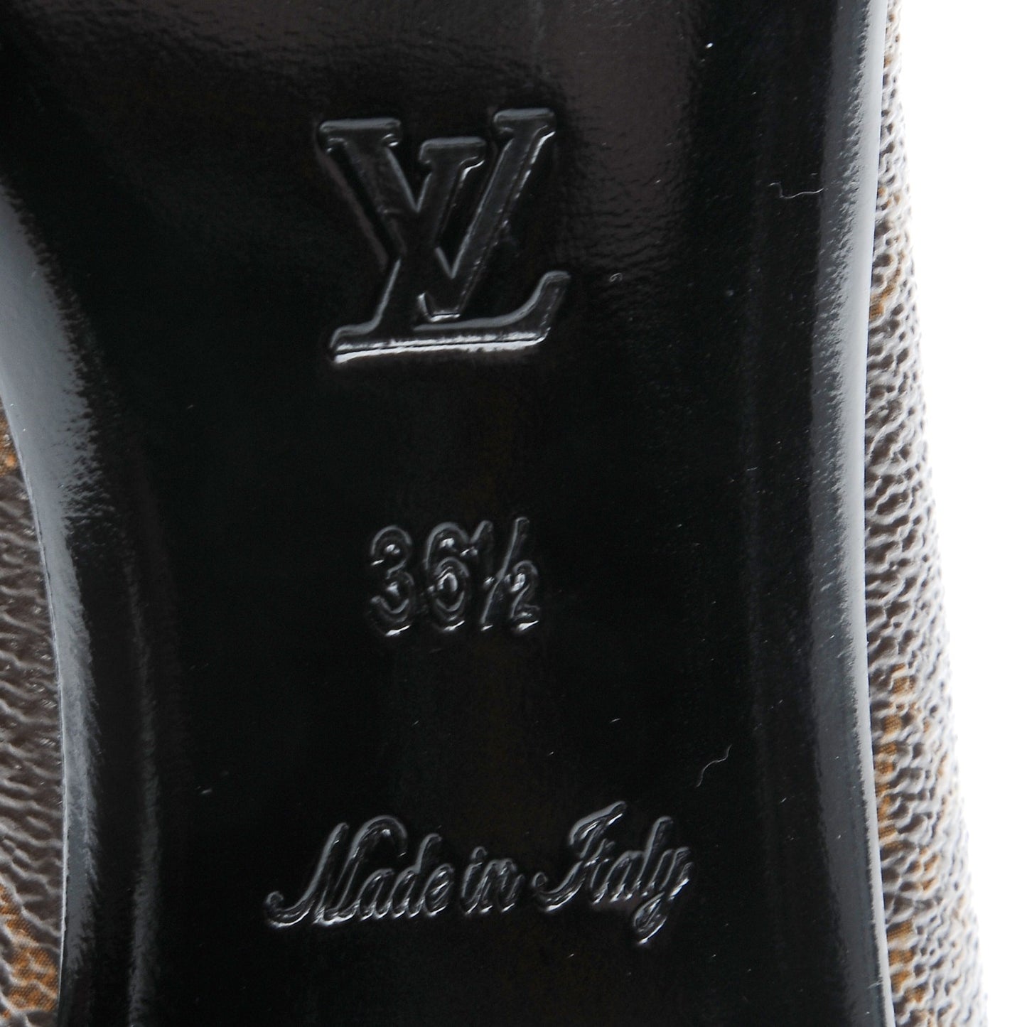 Monogram Inspired Ballerina Flats 36.5