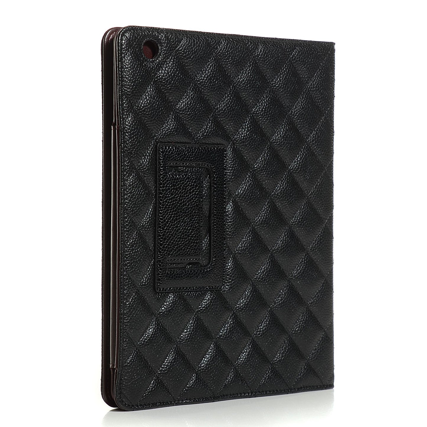 Caviar Quilted iPad Case Black