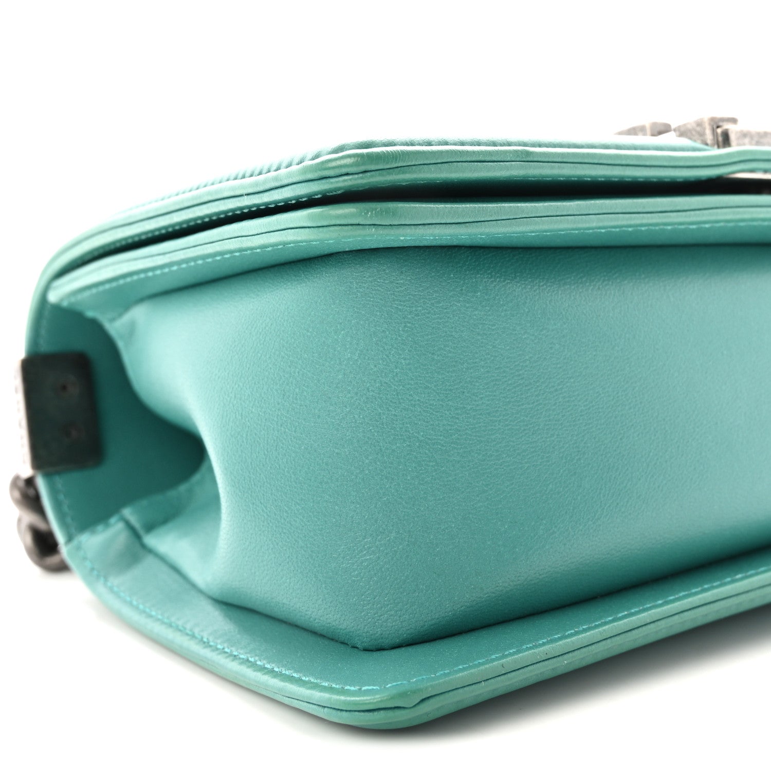 Chanel Galuchat Stingray Small Boy Flap Turquoise 9 of 10