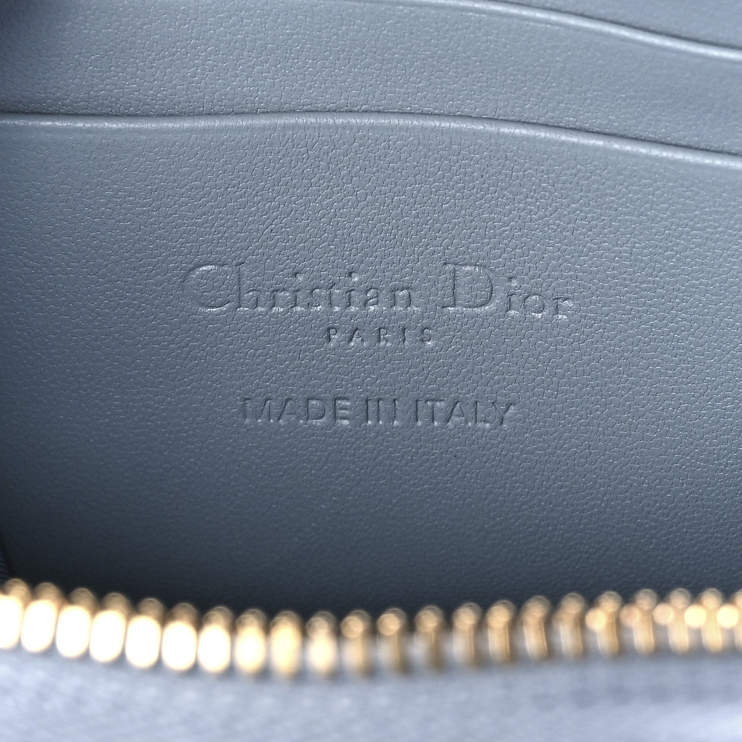 Christian Dior Patent Cannage Lady Dior Phone Holder Cloud Blue 5 of 9
