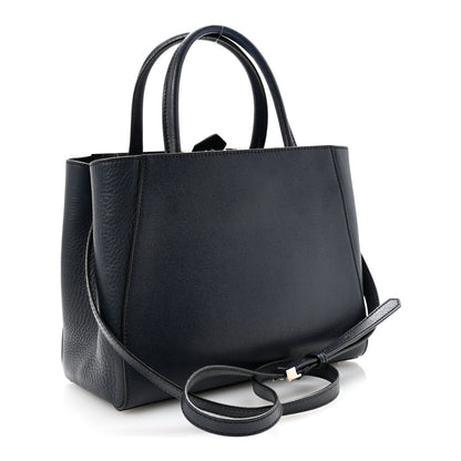 Fendi Vitello Elite Petite 2Jours Tote Lavagna 3 of 10