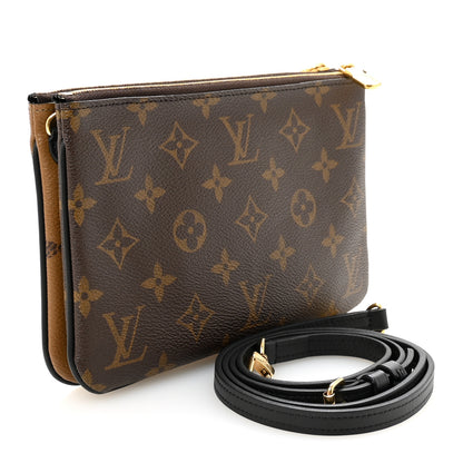 Louis Vuitton Reverse Monogram Giant Double Zip Pochette 3 of 9