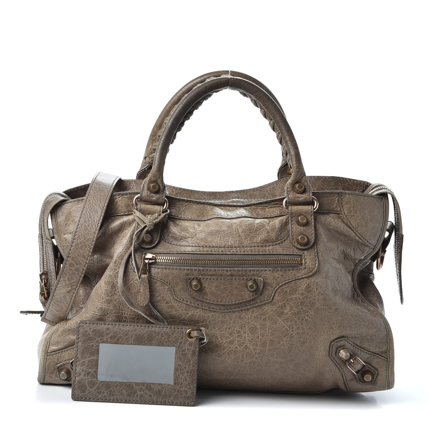 Balenciaga Agneau Giant 12 Rose Gold Hardware City Gris Poivre 1 of 16