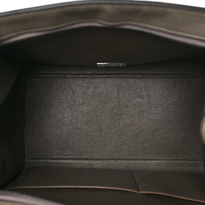 Celine Drummed Calfskin Suede Small Trapeze Souris 5 of 11