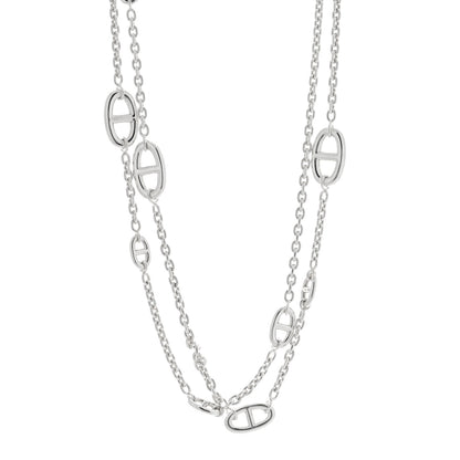 Hermes Sterling Silver Farandole Necklace 120 1 of 5
