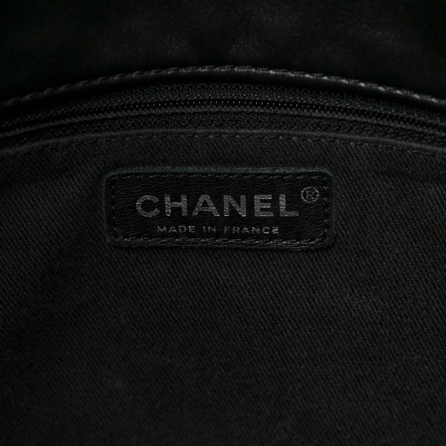 Calfskin Stitched Large Expandable Flap Bag Black