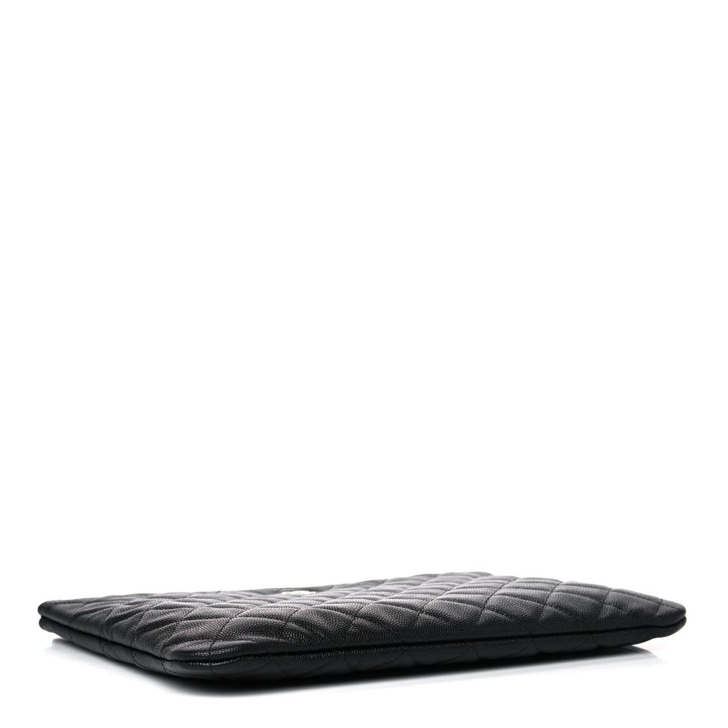 Caviar Quilted Medium Cosmetic Case Black