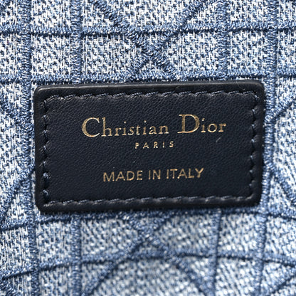 Christian Dior Denim Cannage Small Caro Bag Blue 6 of 9