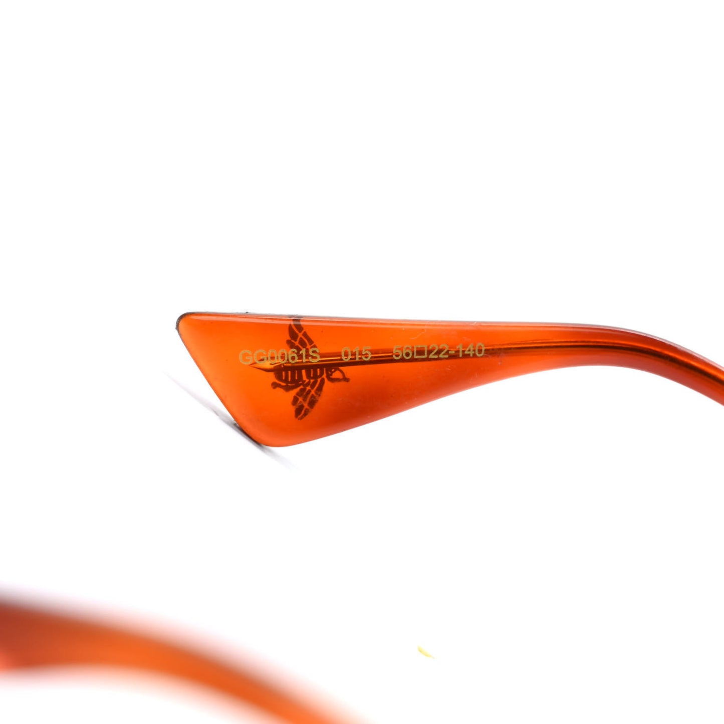 Metal Round Frame Sunglasses GG0061S Bleu Red White