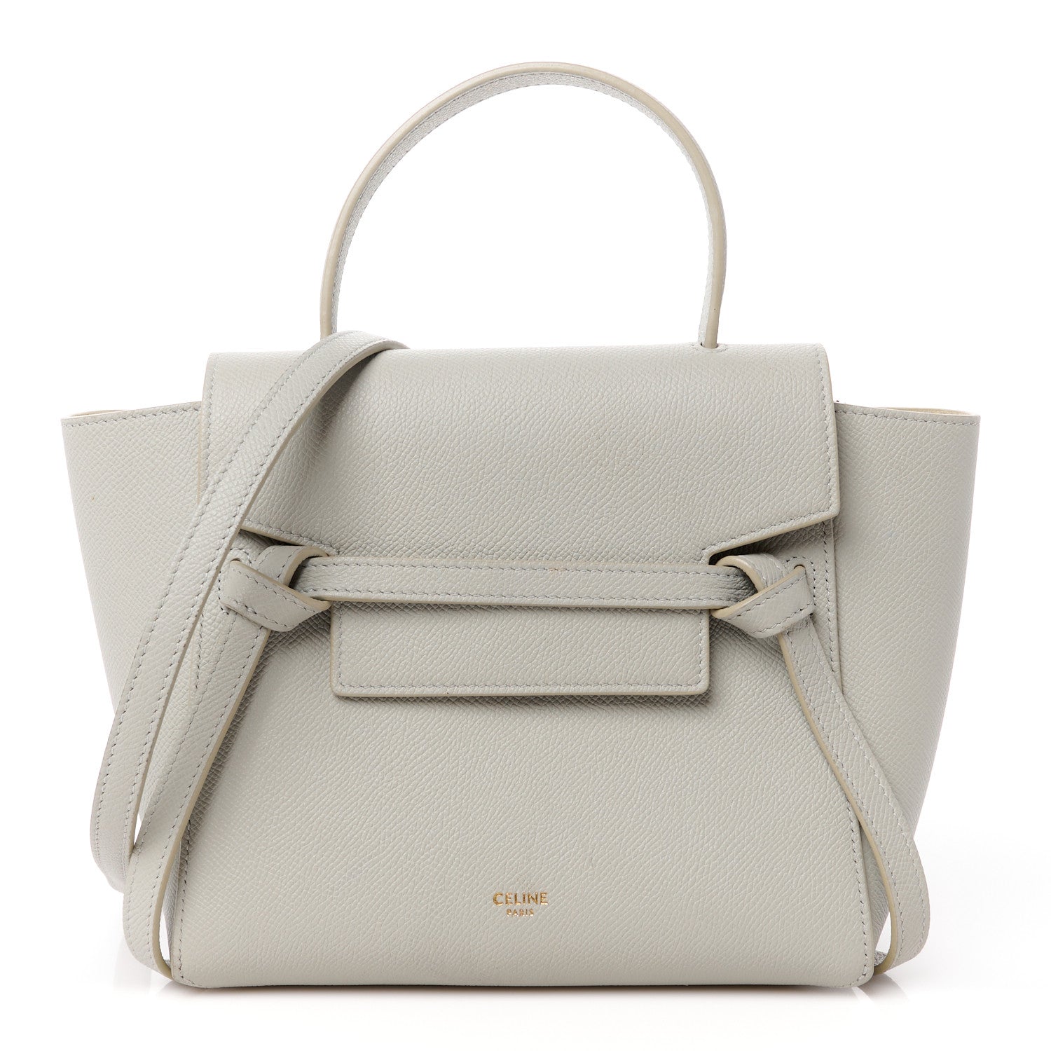 Celine Grained Calfskin Nano Belt Bag Jade 1 of 12