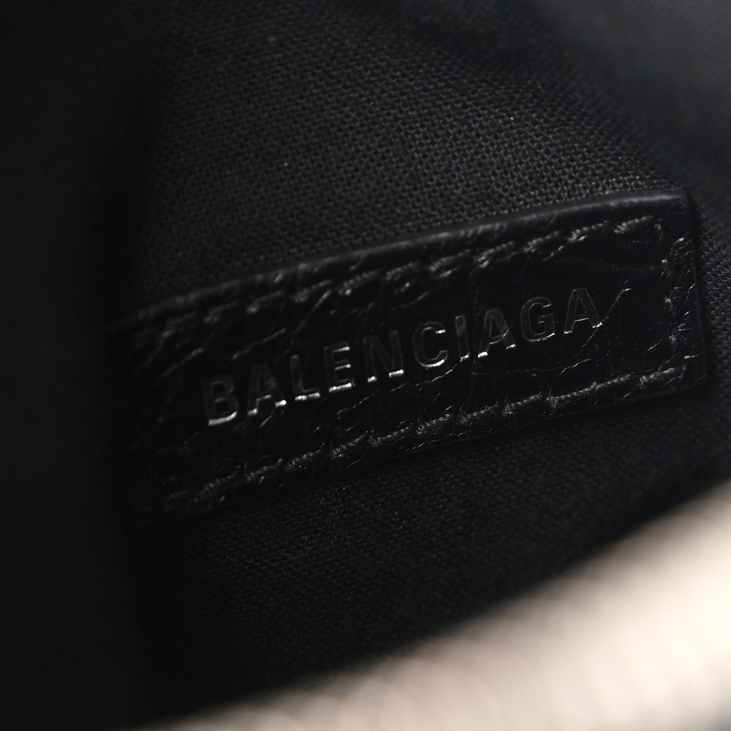 Agneau Arena Le Cagole Crossbody Bag Black