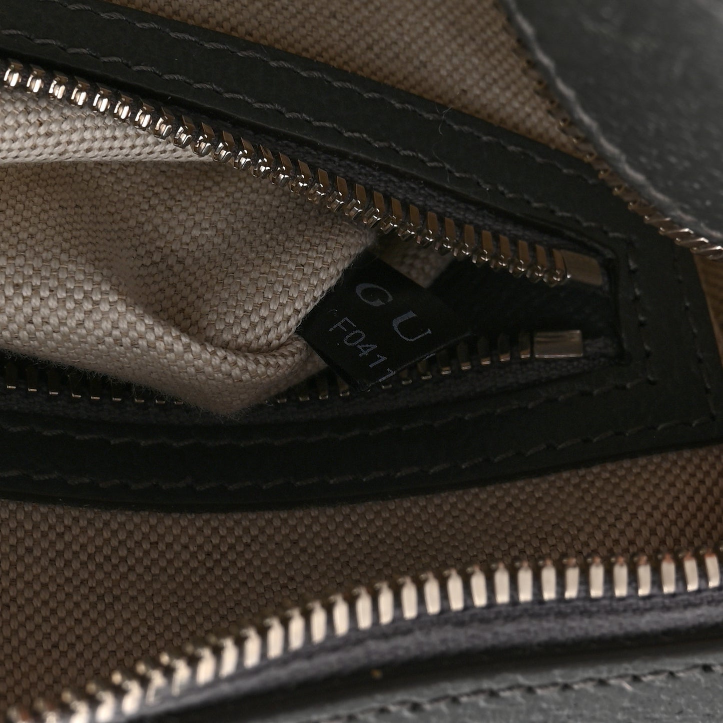 GG Supreme Monogram Textured Dollar Calfskin Ophidia Shoulder Bag Grey Black Graphite Grey