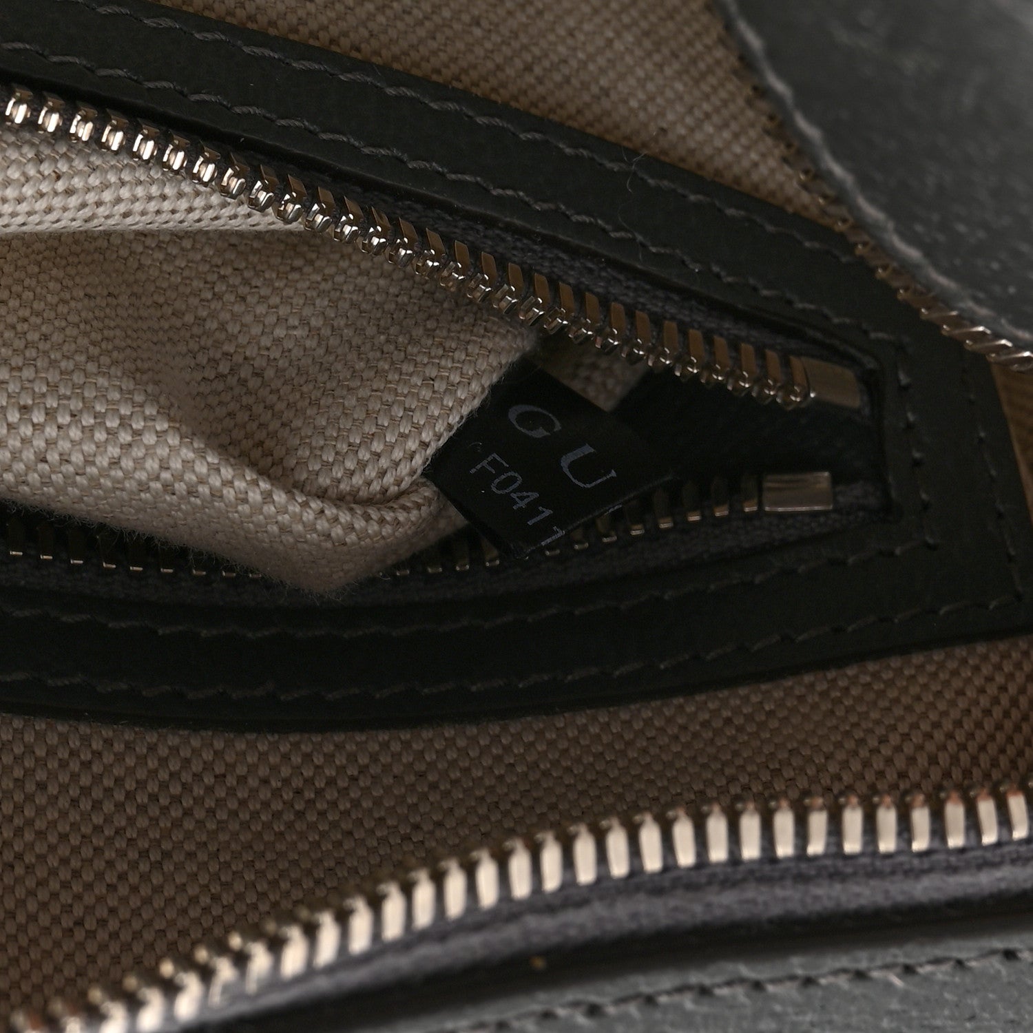 Gucci GG Supreme Monogram Textured Dollar Calfskin Ophidia Shoulder Bag Grey Black Graphite Grey 8 of 11