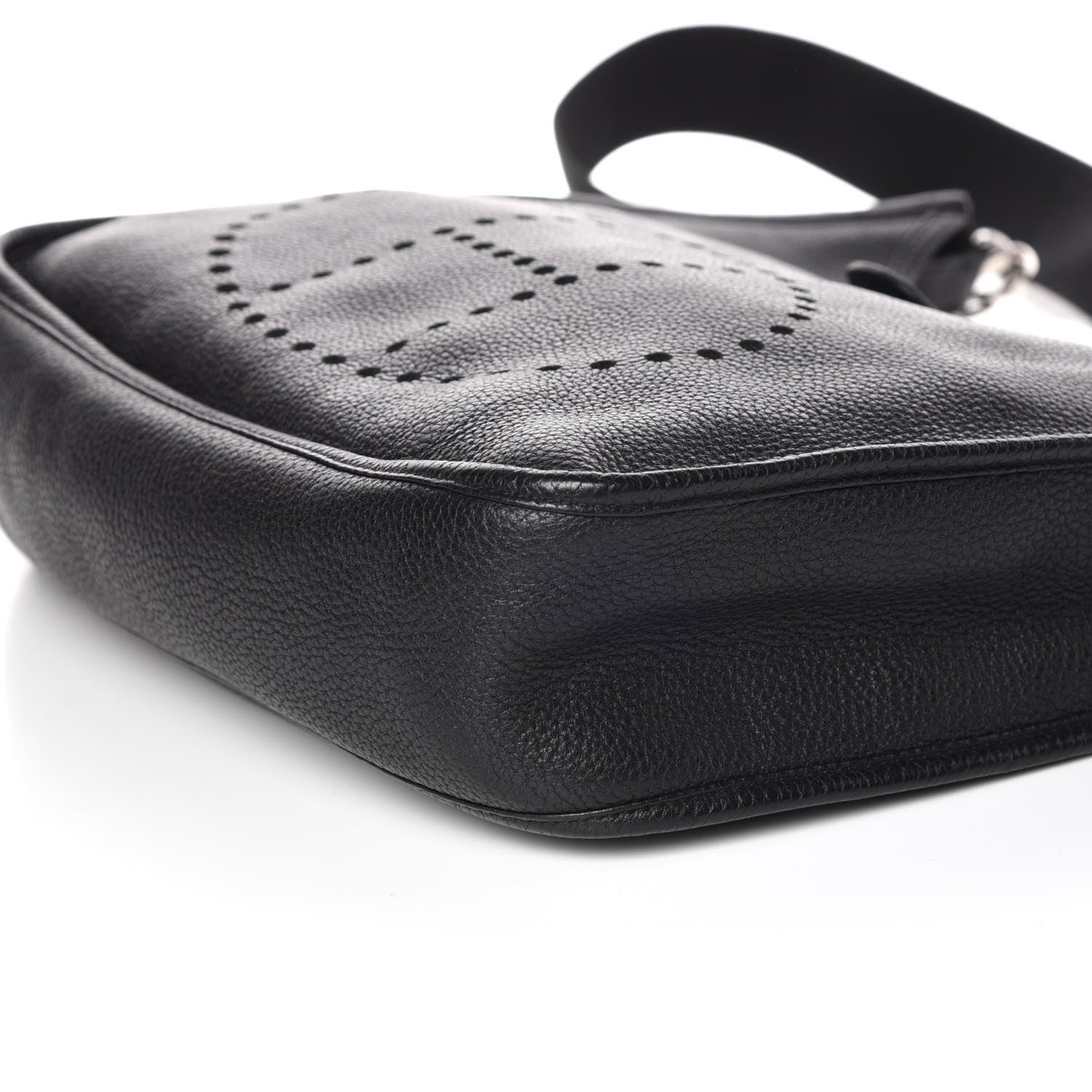Hermes Taurillon Clemence Evelyne PM Black 6 of 9