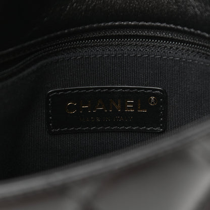 Chanel Lambskin Quilted Small Lacquered Chain Flap Black 6 of 10