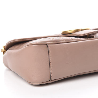 Gucci Calfskin Matelasse Small GG Marmont Shoulder Bag Porcelain Rose 9 of 11