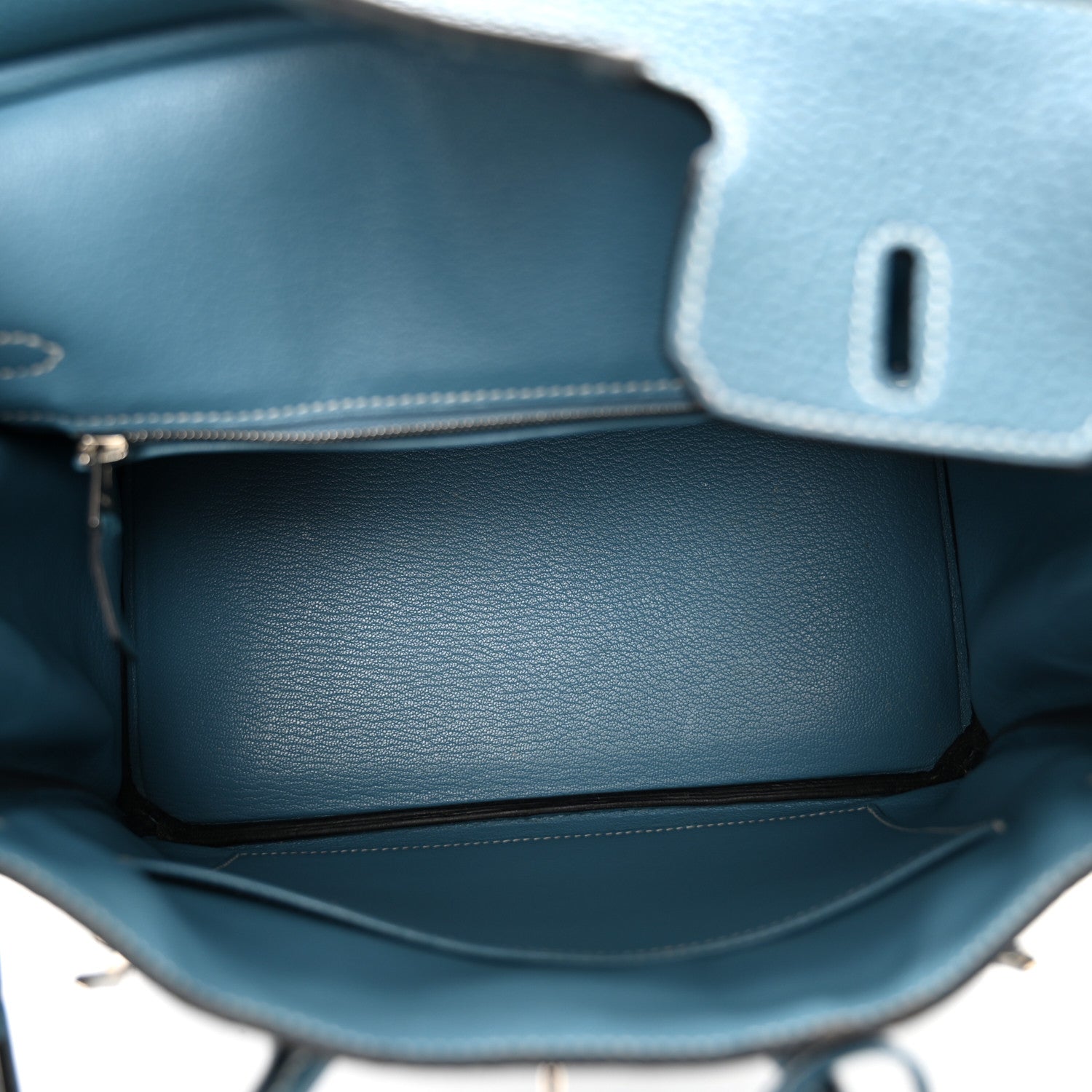 Hermes Togo Birkin 25 Blue Jean 5 of 12