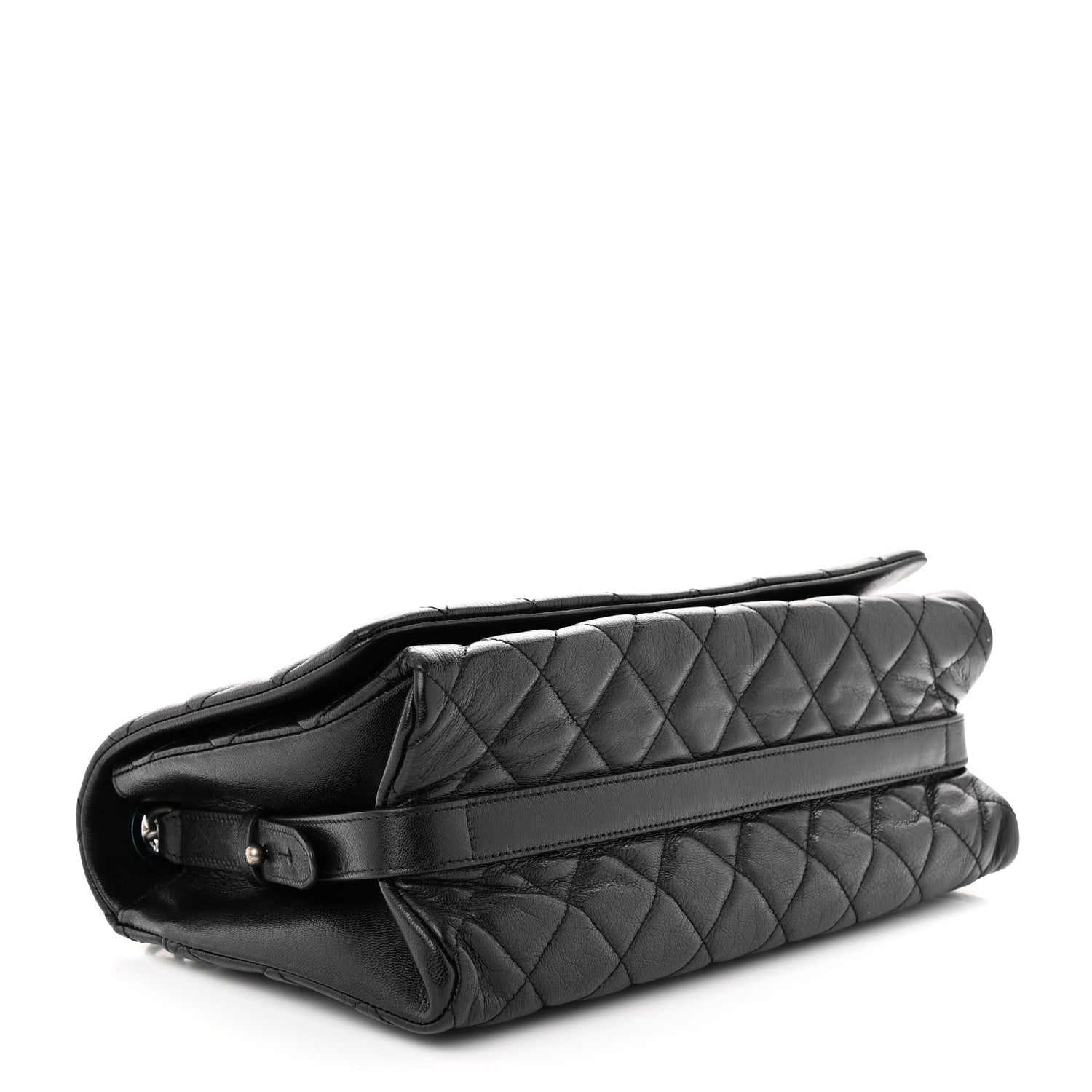 Chanel Goatskin Quilted Large City Rock Flap Black 4 of 12