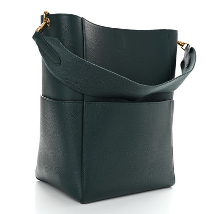 Celine Soft Grained Calfskin Sangle Bucket Bag Amazone 3 of 8