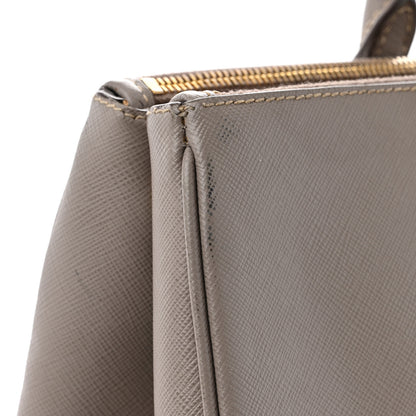 Prada Saffiano Large Galleria Double Zip Tote Argilla 23 of 26