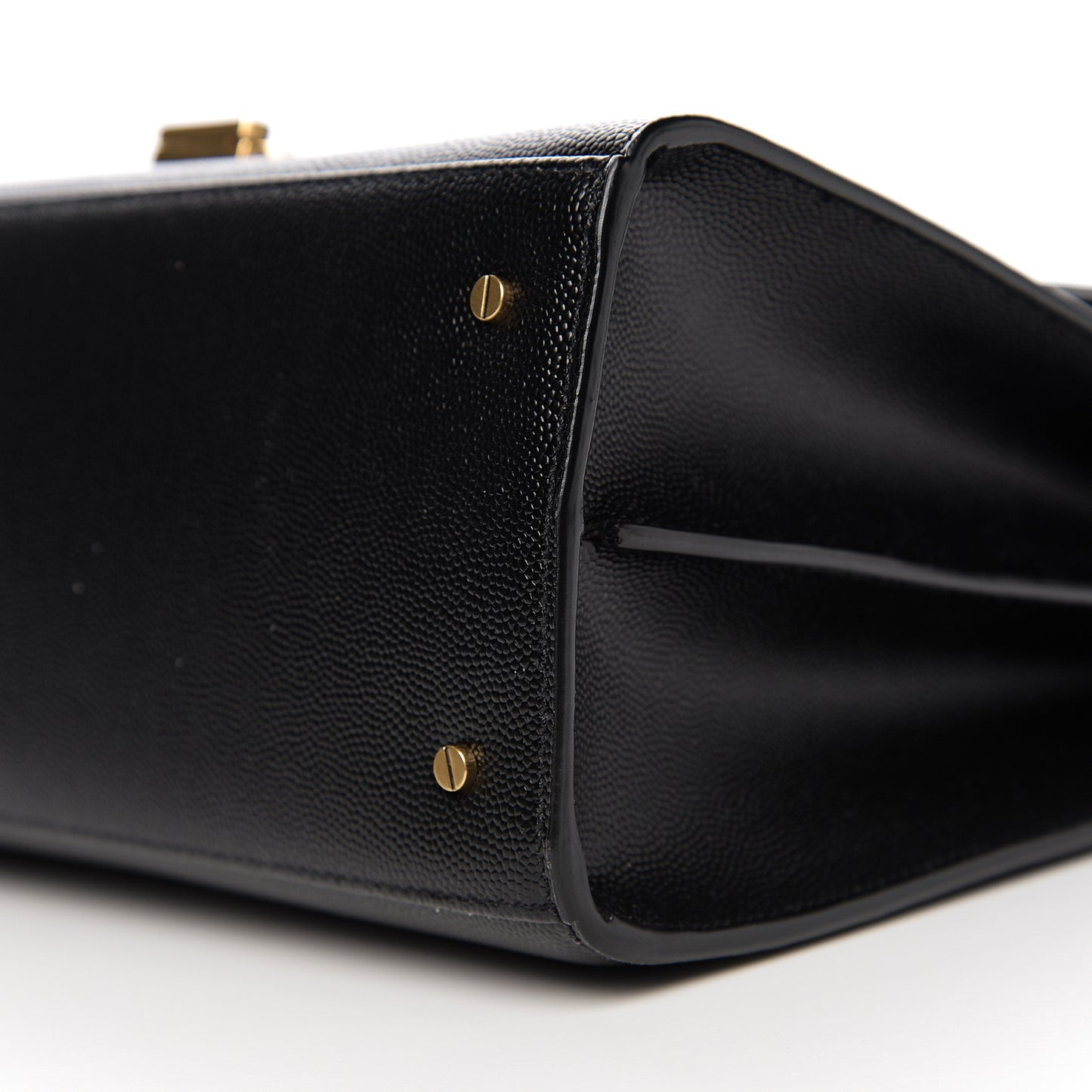 Grain de Poudre Medium Classic Monogram Cassandra Top Handle Black Rouge Legion