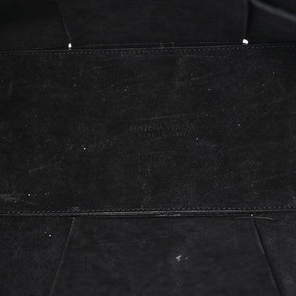 Bottega Veneta Grained Calfskin Maxi Intrecciato Arco Black 5 of 10