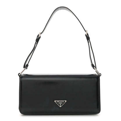 Prada Spazzolato Femme Flap Shoulder Bag Black 1 of 10
