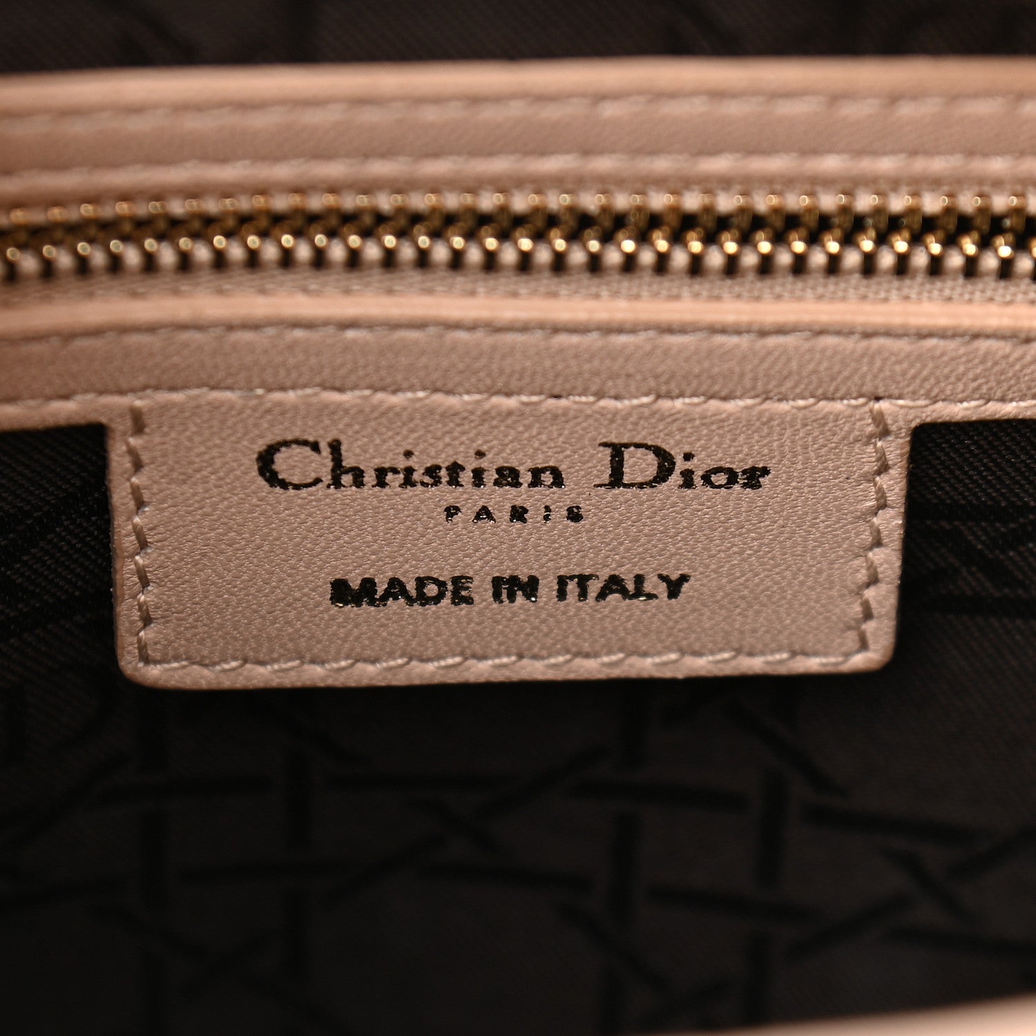 Christian Dior Lambskin Cannage Medium Lady Dior Rose Poudre 7 of 9