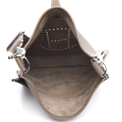 Hermes Taurillon Clemence Evelyne III PM Etoupe 5 of 10