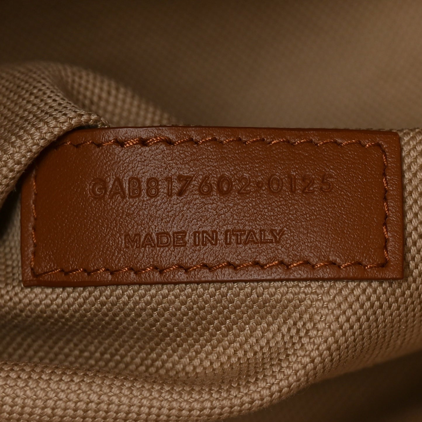 Canvas Calfskin Y Tote Desert Dust Brick