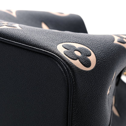 Louis Vuitton Empreinte Monogram Giant Neonoe MM Black Beige 11 of 11