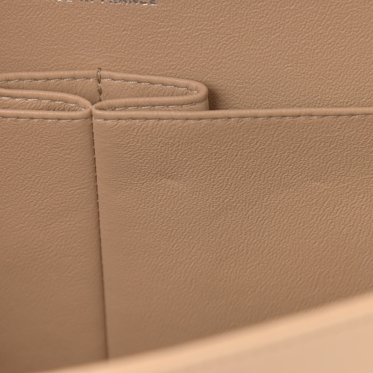 Chanel Lambskin Quilted Jumbo Double Flap Beige 13 of 13