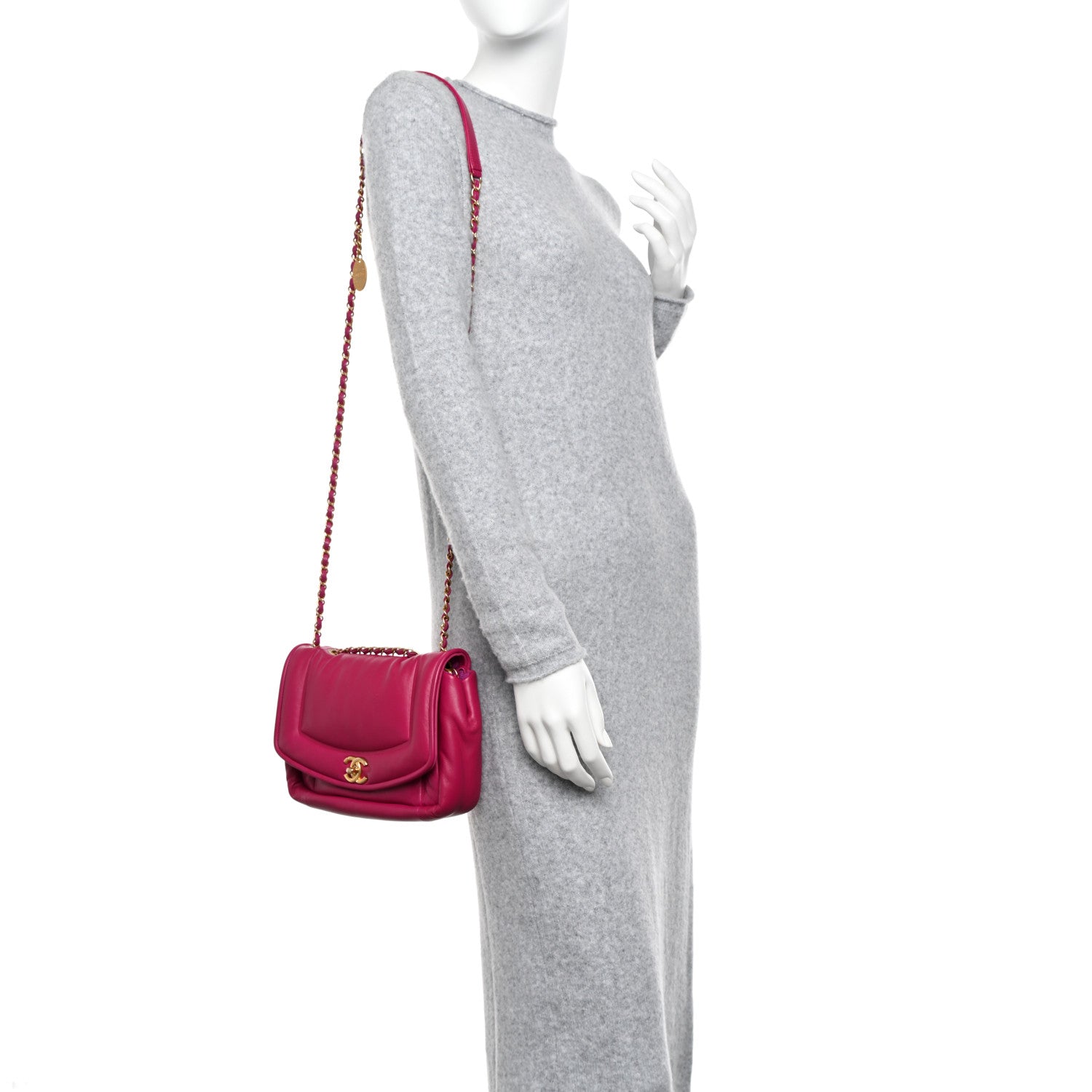 Chanel Lambskin Medium Simply Flap Pink 2 of 10