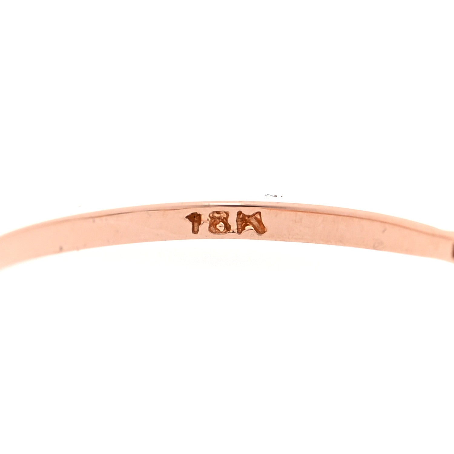 Suzanne Kalan 18K Rose Gold Diamond Thin Classic Baguette Ring 52 6 9 of 12