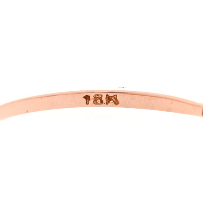 Suzanne Kalan 18K Rose Gold Diamond Thin Classic Baguette Ring 52 6 9 of 12