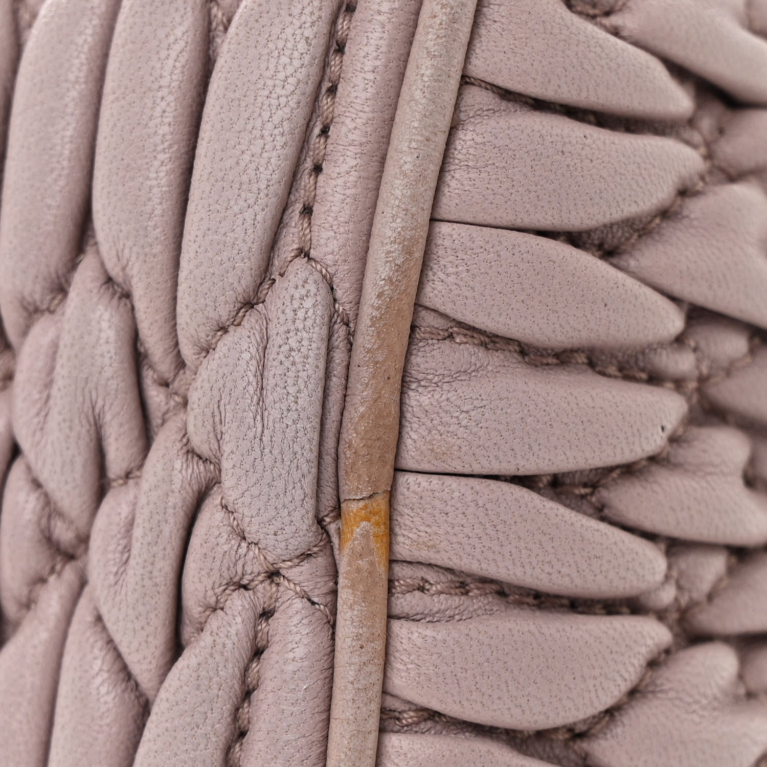 Miu Miu Nappa Matelasse Crystal Clutch  Mughetto 11 of 14