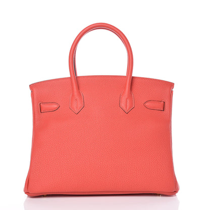 Hermes Togo Birkin 30 Rouge Pivoine 4 of 34