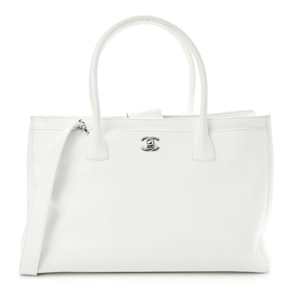 Chanel Calfskin Cerf Executive Shopper Tote White 1 of 12